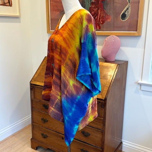 Sun Child Silk Caftan Shirt - Picture 4 of 6